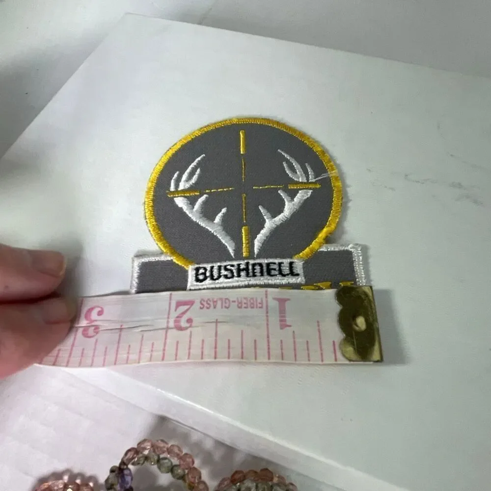 Bushnell Trophy Scopes Hunting 3” cloth advertising patch firearms rifle.
